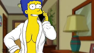 Simpsons Cartoon Parody: Netorare Slut Wife Sucks and Fucks BBC Compilation