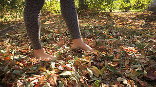 Leaves Crunching Underfoot Asmr