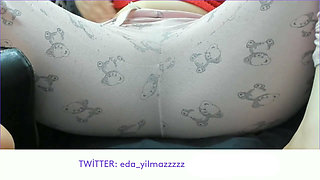 Turk -masturbation in Pajamas- Pussy Caressing in Pajamas