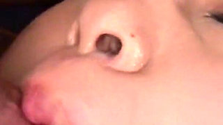 Bukkake Addicts Scene-2 Asian Brunette in Lingerie Fucked with Dildos and Then Bukkake
