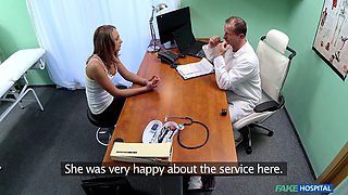 Dirty doctor gives Ivana Sugar a full on vagina inspection [full vid] - faux polyclinic