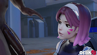 D.va - Pop Star Contract BBC 3D Overwatch Porn