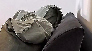 Amazingly Beautiful Hot Original Redhead Wife in Sexy Summer Dress and Lace Panties Gives an Incredibly Intense Handjob