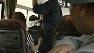 Asian Handjob in Bus Part 1