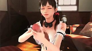 Maid: Blowjob, Cowgirl  Big Tits Porn