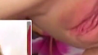 Piss Drenched Blonde Slut Squirting in Bathroom