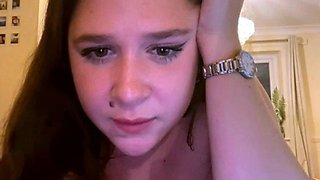 Curly Blonde Teen Records Solo Dildo Masturbation More at