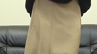 Strict Instructor with a Bare Secret. Busty G-cup Maiena Yuri - Scene1