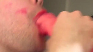 I Turn My Slave Into a Sissy Slut and Make Him Suck a Dildo, Mf