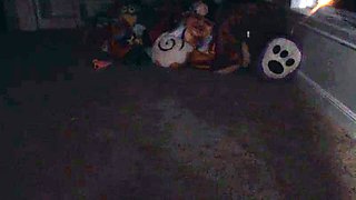 Small tit brunette amateur tugs on a big willie