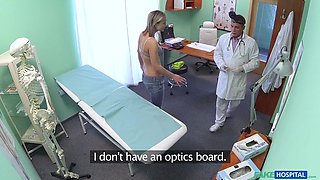 Stunning blonde wants doctor to prescribe his cock