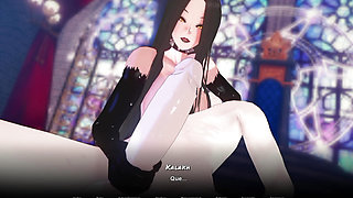 TWISTED WORLD Remake #3: Demon princess gives me a hot handjob
