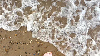 Barefoot Walking on the Beach Sfw
