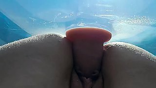 Shalina outdoor anal toying solo