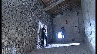 Brunette Gets Fucked in a Cottage by a Big Hard Cock Cumming in Her Mouth