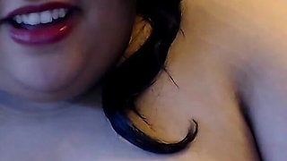 Moaning Pounding My Fat Pussy with Vibrator