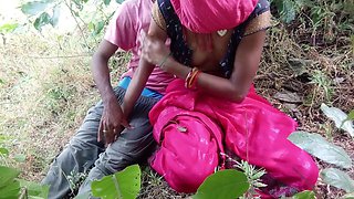 A Young Village Girl and a Young Boy Both Went to the Forest and Had Fun