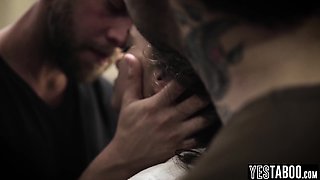 Busty depressed MILF double penetrated