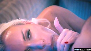 Hard fuck in the doggy style with a busty blonde Anna Kolba