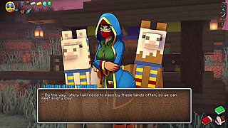 Alex Sucks Steve Through a Gloryhole! Sloppy Blowjob Hornycraft Minecraft Parody