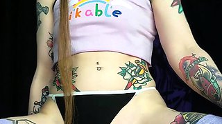 Real amateur teen plays with toys as she masturbates