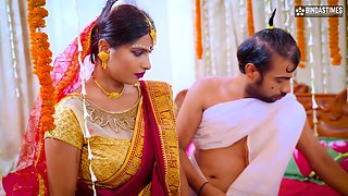 Desi Busty New Bride Fucked by Her Ex-boyfriend in Front of Her Husband