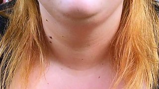 blond and her solo masturbation