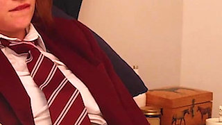 Schoolgirl Victoria Gets Spanked Raw by MILF Ruby