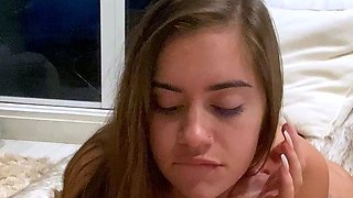 POV Blowjob Teen Girl Brunette Compilation