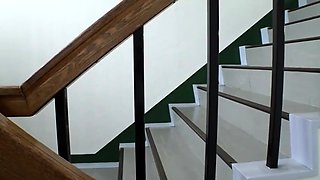 Amateur Asian College Teen Gives Blowjob