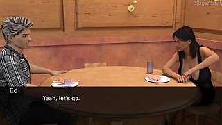 Hot Wife Project: Johannesgaming Eats Pussy Under Table in 3D Hentai