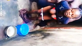 Neighborhood Girl Zenex Fucked Hard in Unfinished House Corner - Doggy Style & Missionary Sex