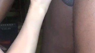 Brunette Slut Gives Blowjob To Big Cock Outdoors