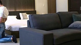 Double handjob in young on old amateur clip