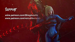 Unknown Planet 9 - Busty Samus Aran gets her pussy tore open by a big alien monster dick