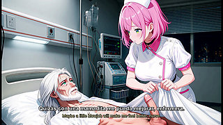Beautiful Nurse Has the Formula to Get Her Buddies Better Faster