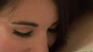 Pussy licking after a late night swim