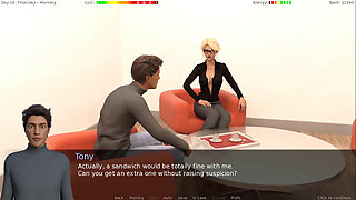 The Roommate Sexy Secretary with Big Fake Tits - Episode 16