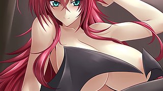 Rias Gremory scolds you for being a cuckold! (Hentai JOI)