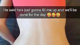 Real Snapchat Fuck Compilation- Cheating Cumslut Wife Begs for Multiple Creampies -richelle Rose