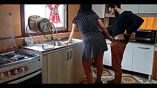 What Would You Do if You Caught Your Stepmother Fucking Her Stepbrother in the Kitchen? Would You Accuse Her of Infidelity?