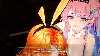 Wuthering Waves - Sigrika and Denia Naughty Club Party Fuck - 3D Hentai Animations