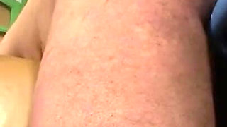 Masked guy gets dominated by a blondie