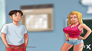 SummertimeSaga - Steal Exam Answers for Beautiful Blonde # 8