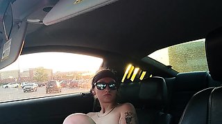 Public Play at Hyvee - Adult Toy Solo in Car
