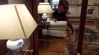 Beautiful Blonde Mature Wife Enjoys Sex in Stockings