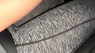 A Ride Home After College Ended in a Public Risky Handjob