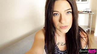 Amatory Lacy and Justin's cumshot sex