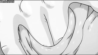 Threesome in Sauna Cartoon Hentai Animation