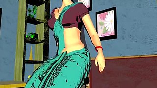 Desi Bhabhi Cartoon Sex - Hot Indian Sister-in-Law Fucked by Devar - Animated Fantasy